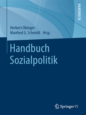 cover image of Handbuch Sozialpolitik